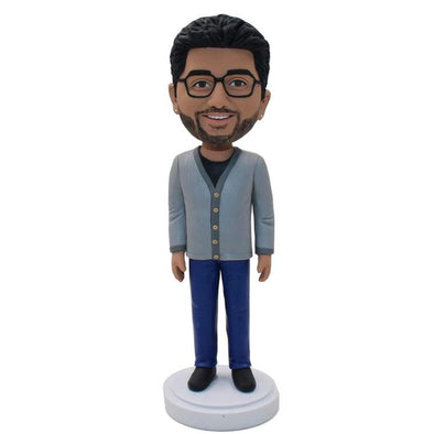 Custom Man Bobbleheads That Look Like You, Create Your Own Doll That Looks Like You - Abobblehead.com