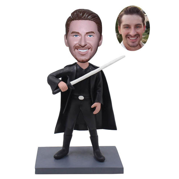 Custom Jedi Bobblehead Doll, Custom Make Own Jedi Figure, Customized Bobblehead Jedi Warrior - Abobblehead.com