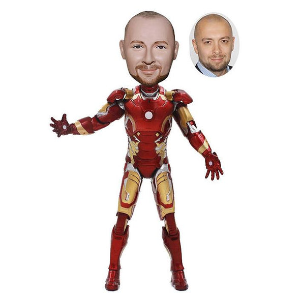 Custom Iron Man Statues, Custom Iron Man Bobble Head, Customized Iron Man Bobblehead - Abobblehead.com