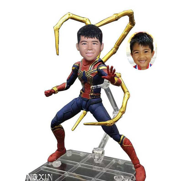 Custom Peter Parker Spider-Man Bobblehead Action Dolls For Kids Or Man - Abobblehead.com