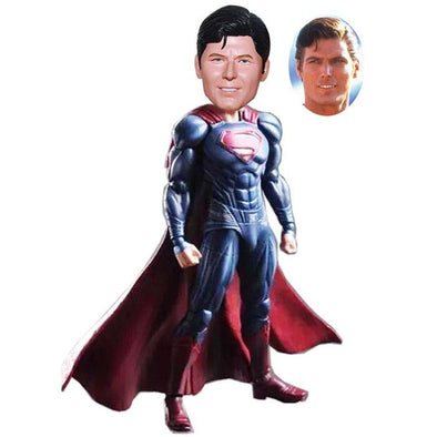 Custom Superman Bobbleheads Action Dolls 9.6 Inches High, Build Your Own Superman Bobblehead - Abobblehead.com