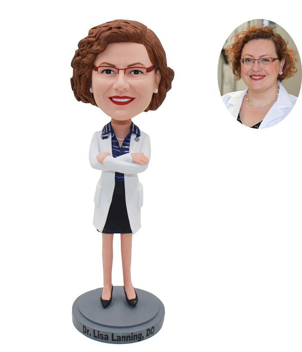 Custom Bobbleheads For Director Of The Hospital, Doctor, Nurse - Abobblehead.com