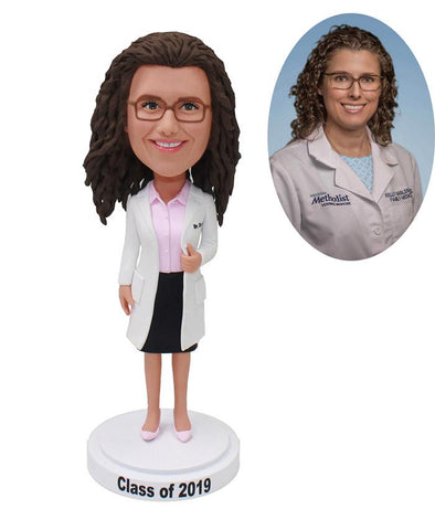 Make A Bobbleheads Intern, Medical Worker, Doctor From Photos Of Yourself - Abobblehead.com