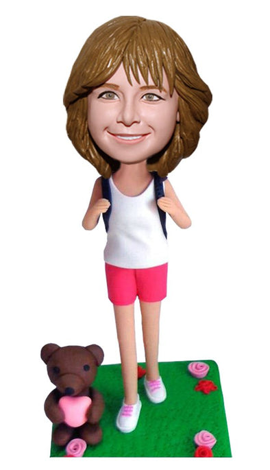 Get a Doll Made That Looks Like My Daughter, Custom Bobbleheads for Little Girl, Custom Student Bobbleheads - Abobblehead.com
