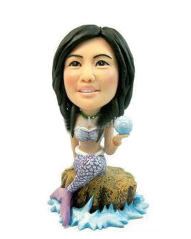 Custom Mermaid Bobblehead That Look Like You - Abobblehead.com