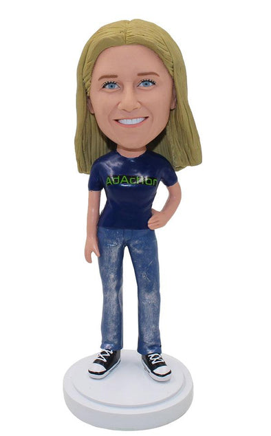 Personalised Bobbleheads Figurine that Look Like You, Custom Affordable Bobbleheads - Abobblehead.com