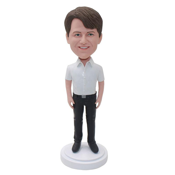 Custom Suit Bobblehead, Custom Cool Present For Boyfriend, Boss, Friends - Abobblehead.com