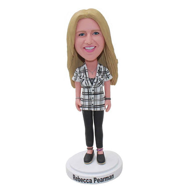 Custom Bobblehead Dolls Look Like You, Custom Women Figure Sculptures From Photos - Abobblehead.com