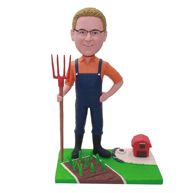 Make A Bobblehead Online Farmer, Make A Bobblehead Of My Husband - Abobblehead.com