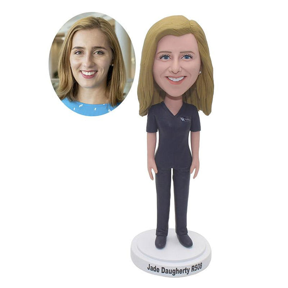 Create Your Own Bobbleheads Doll That Looks Like You 100% Handmade - Abobblehead.com