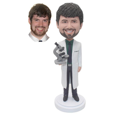 Custom Laboratory Bobblehead For Doctor Laboratory Professionals Christmas Gifts - Abobblehead.com