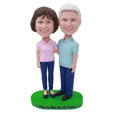 Custom Couple Bobbleheads That Look Like You, Personalized Bobbleheads From Photos - Abobblehead.com