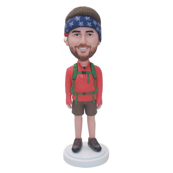 Custom Bobblehead Really Cool Gift For Millionaire Traveller - Abobblehead.com