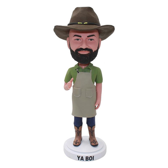 Custom Farm Cowboy Bobblehead Made Of Yourself - Abobblehead.com