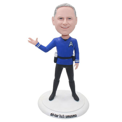 Custom Policemen Bobblehead Made Of Yourself, Personalized Agent Bubble Head From Photos - Abobblehead.com