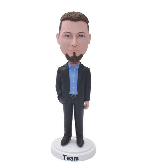 Custom Bobblehead Man Company Gifts, Personalized Boss Bobbleheads - Abobblehead.com