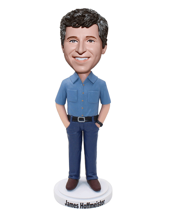 Personalized Office Man bobbleheads From Photo Gifts For Boss - Abobblehead.com