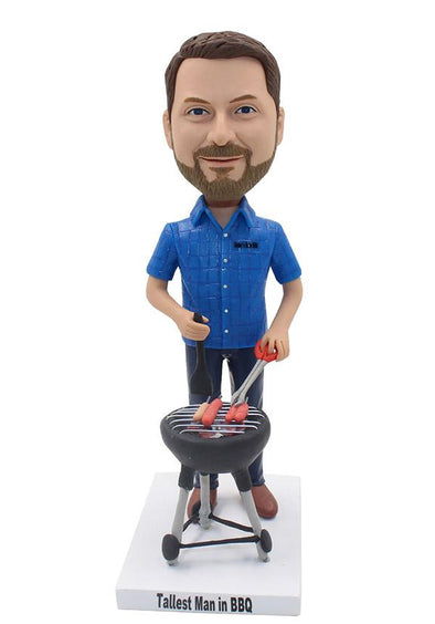Personalized Barbecue Bobblehead Dolls, Custom Wild Donkey Bobblehead - Abobblehead.com
