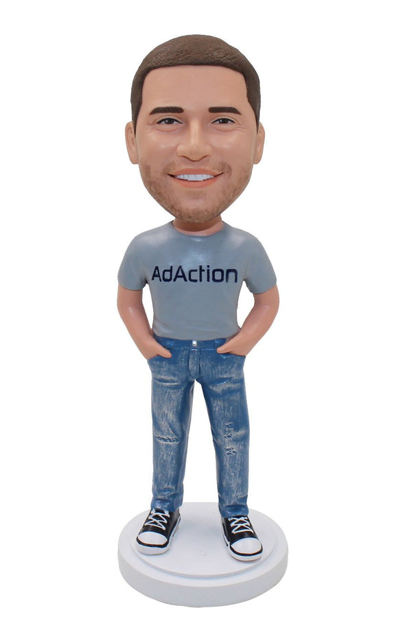 Custom Bobbleheads Corporate Gift, Custom Bobbleheads Pose - Abobblehead.com