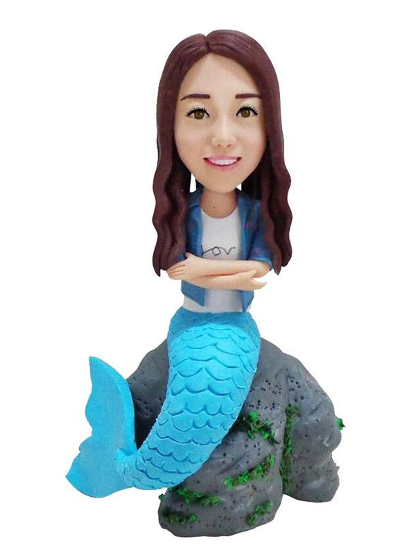 Custom Mermaid Bobbleheads That Look Like You - Abobblehead.com