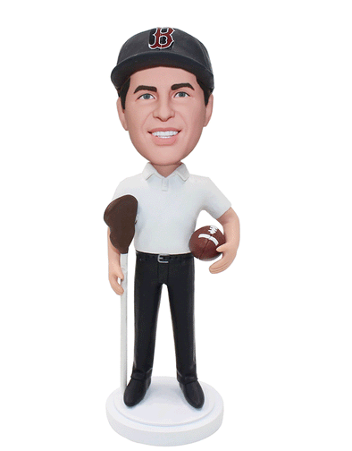 Custom Sports Bobbleheads, Custom Rugby Player Bobblehead, Personalized Football Player Bobblehead - Abobblehead.com