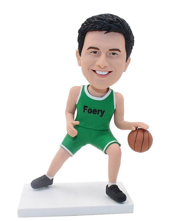 Custom Bobblehead Playing Basketball Doll, NBA Players Bobbleheads - Abobblehead.com