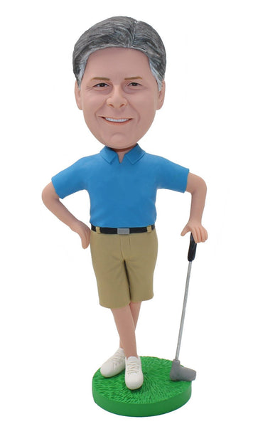 Custom Golf Bobbleheads, Make Your Own Golf Bobblehead Doll - Abobblehead.com
