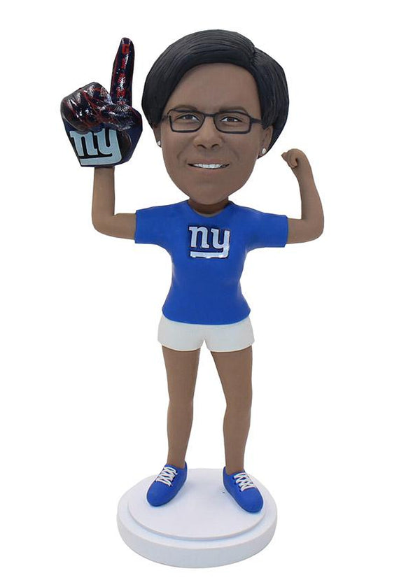 Personalized Foam Finger Bobbleheads, Make My Own Bobblehead Forefinger - Abobblehead.com