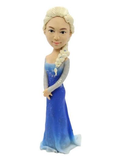 Custom Princess Aisha Bobblehead, Personalized Bridesmaid Bobbleheads - Abobblehead.com