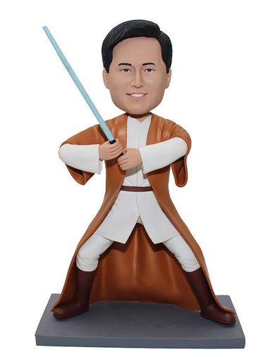 Custom Jedi Knights Bobbleheads Look Like You, Personalized Jedi Bobblehead - Abobblehead.com