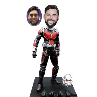 Custom Scott Lang Ant-Man Bobbleheads, Custom Superhero Bobblehead From Your Photos - Abobblehead.com