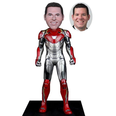 Custom Tony Stark Iron Man MK47 Bobbleheads 12 Inches High Action Dolls, Personalized Tony Stark Action Figure - Abobblehead.com