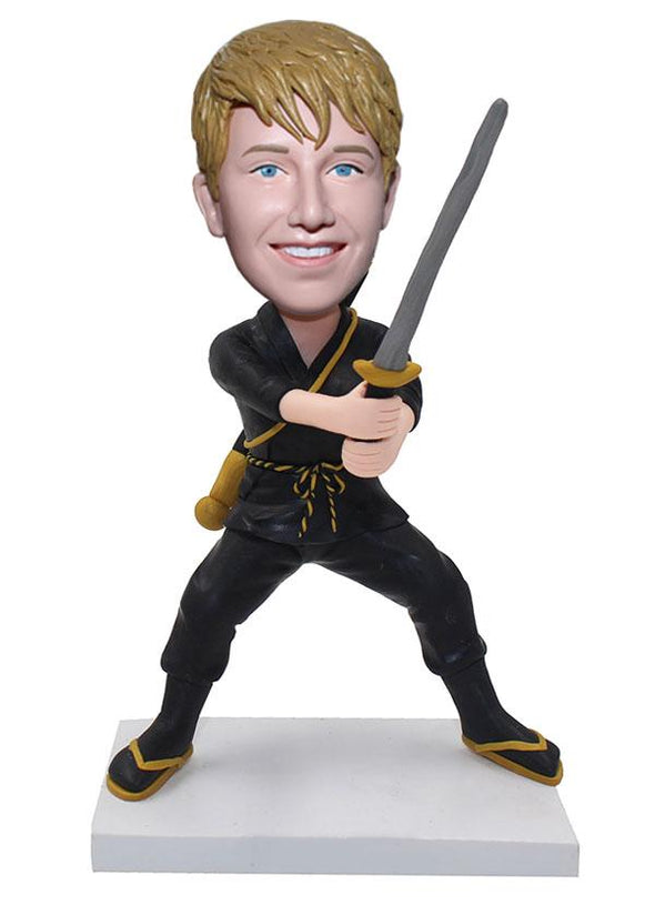 Custom Samurai Figure That Look Like You, Make Your Own Bobblehead - Abobblehead.com