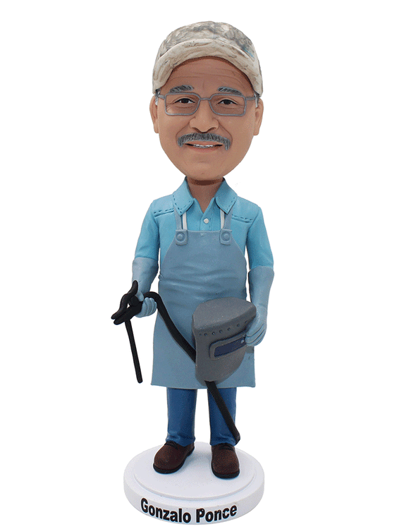 Custom Solderer Bobbleheads From Photos, Custom Made Dolls To Look Like You - Abobblehead.com